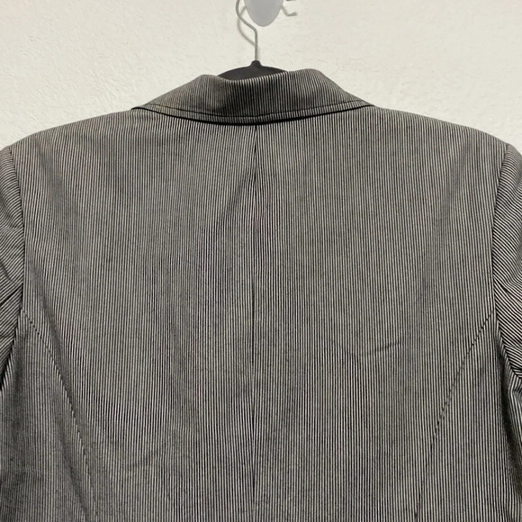 Pendleton Gray Double-Breasted Blazer Jacket Size 12 - Picture 7 of 8